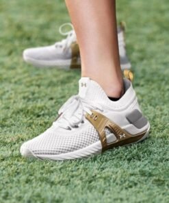 Branded UA Project Rock 4 WHITE GOLD
