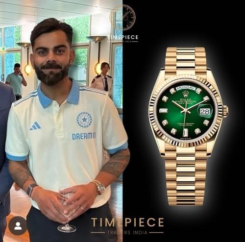 ROLEX DAY DATE  AAA VIRAT KOHLI PREMIUM QUALITY WATCH (WITH NORMAL ROLEX BOX)