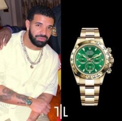 ROLEX DAYTONA GOLD GREEN PREMIUM QUALITY WATCH