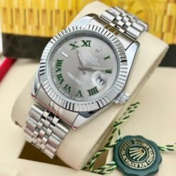 ROLEX DATEJUST SILVER GREY DIAL AAA PREMIUM QUALITY WATCH