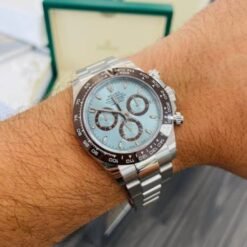ROLEX DAYTONA  AAA PLATINUM ICE BLUE VIRAT KHOLI WATCH AAA PREMIUM QUALITY WATCH