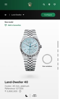 ROLEX LAND DWELLER AAA 2025 PREMIUM QUALITY WATCH